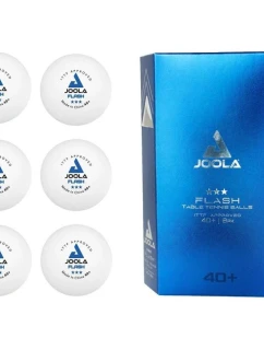 JOOLA FLASH MÍČKY NA STOLNÍ TENIS 6KS BÍLÉ
