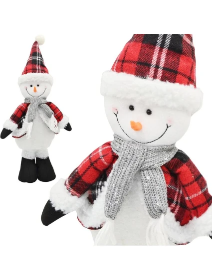 DEKORATIVNÍ SNĚHULÁK 50CM ČERVENÝ DEKORATIVNÍ SNĚHULÁK 50CM ČERVENÝ