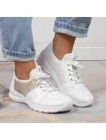 Pohodlná polobotka W model 22033528 bílá - Rieker