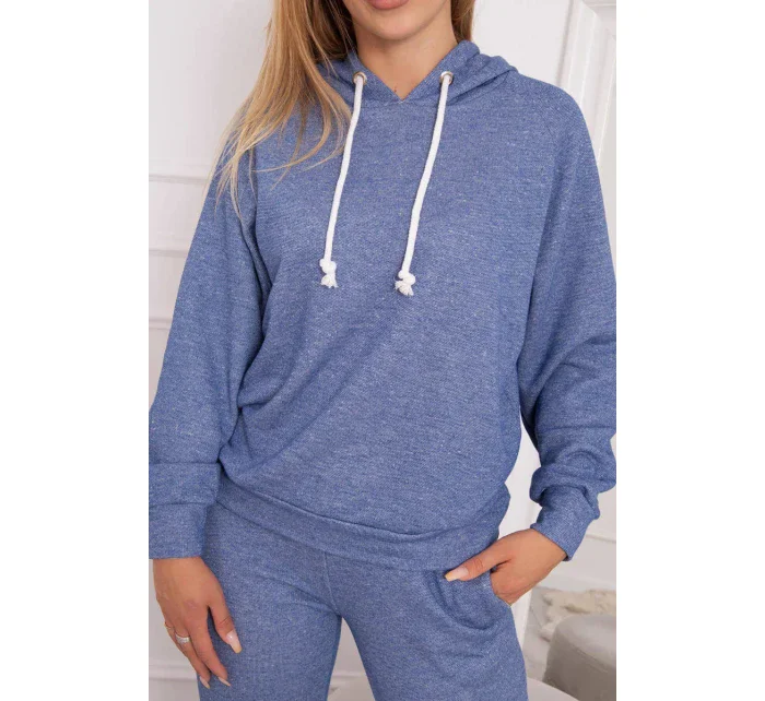 Džínová mikina s kapucí v model 18749102 - K-Fashion