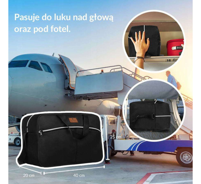 Cestovní kufry [DH] PTN TP BLACK SILVER černá