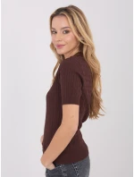 Svetr PM SW CV6679.32 tmavě hnědý