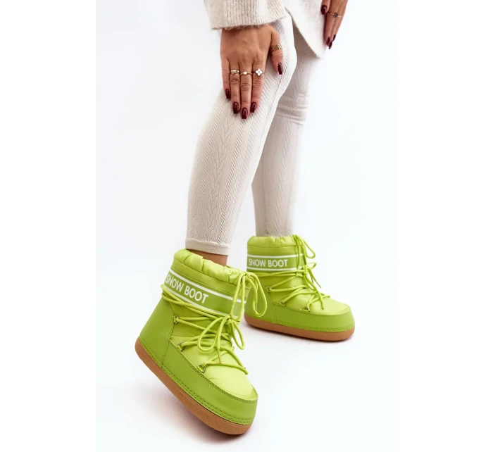 Dámské sněhule se zavazováním Olive Soia Dámské sněhule se zavazováním Olive Soia