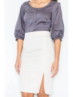 Dámská košile M029 Tmavě šedá - Figl