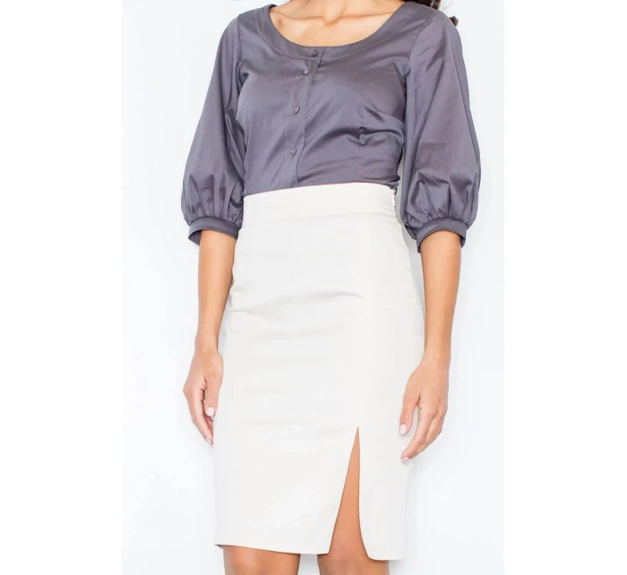 Dámská košile M029 Tmavě šedá - Figl