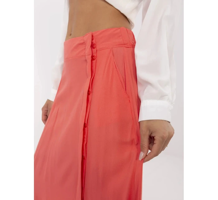 Sukně model 21273600 korálová - FPrice Sukně model 21273600 korálová - FPrice