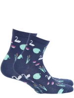 Dámské vzorované ponožky model 6354545 - Wola