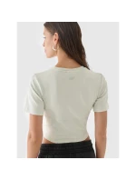 Crop top slim smooth dámský 4F 4FRAW24TTSHF2581-47S