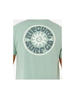 Pánské tričko RIP CURL Pacific Rinse Circle Tee, zelené Pánské tričko RIP CURL Pacific Rinse Circle Tee, zelené