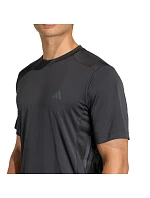 Pánské tričko adidas Tech Essentials Workout 3-Stripes, černé, KQ7485 Pánské tričko adidas Tech Essentials Workout 3-Stripes, černé, KQ7485