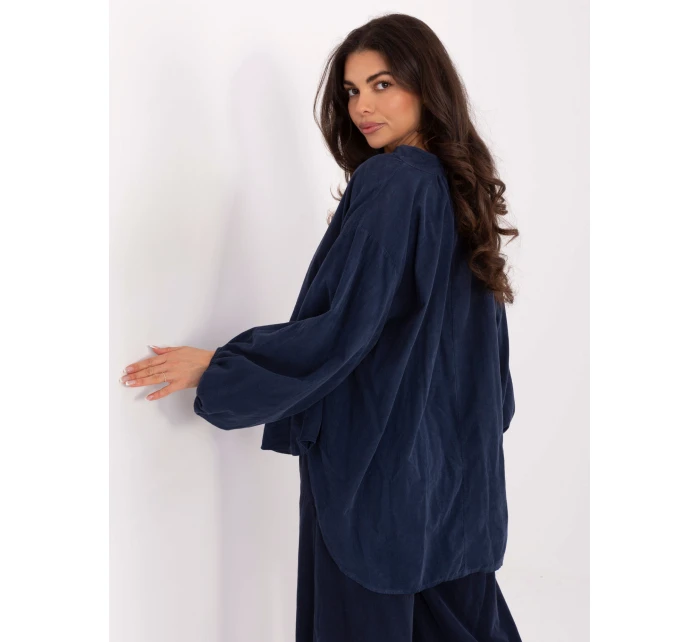 Koszula IT KS model 21722833 granatowy - FPrice Koszula IT KS model 21722833 granatowy - FPrice