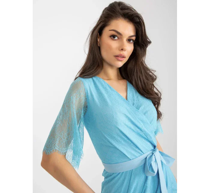 LK SK 508643 šaty.38X světle modrá LK SK 508643 šaty.38X světle modrá