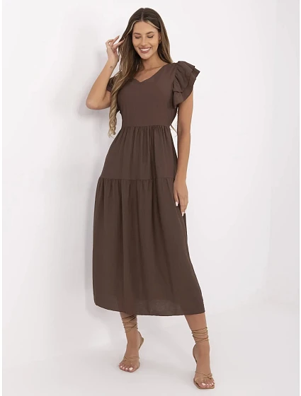 Sukienka MI SK model 21142051 brązowy - FPrice