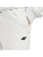 Pánské kalhoty 4F CAS M1674 cool light grey melange 4FWMM00TTROM1674 27M Pánské kalhoty 4F CAS M1674 cool light grey melange 4FWMM00TTROM1674 27M