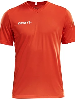Craft Teamwear Squad Go Jersey Solid M Pánské sportovní tričko s výstřihem do V 82.5560 cocktail