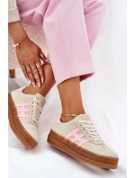 Dámské Tenisky Na Platformě Béžové Syliyana Dámské Tenisky Na Platformě Béžové Syliyana