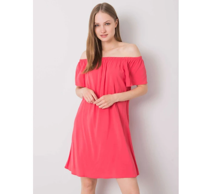 Sukienka model 20278618 koralowy - FPrice Sukienka model 20278618 koralowy - FPrice