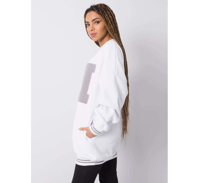 Mikina DS BL 1123.18 bílých