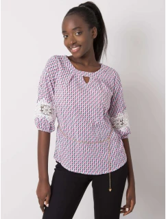 Bluzka LK BZ model 21258844 biało zielony - FPrice