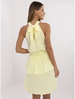 Sukienka MI SK model 21151278 jasny żółty - FPrice