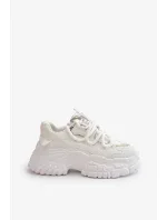 Dámské tenisky na masivní podrážce bílé Nevela Dámské tenisky na masivní podrážce bílé Nevela