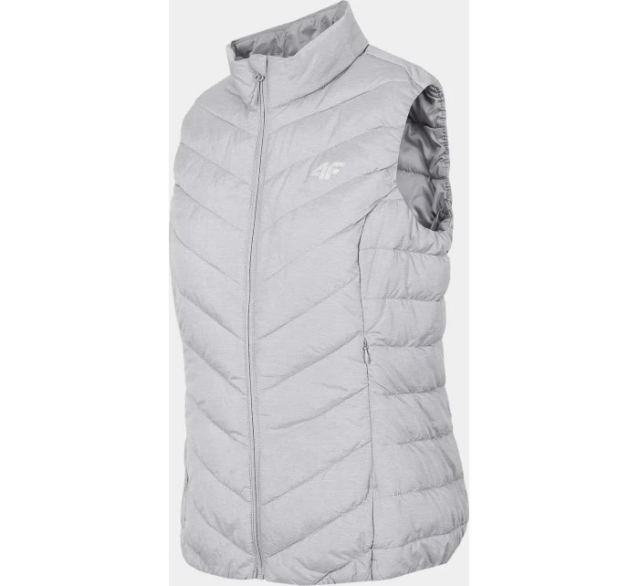 Dámská vesta H4L21-KUDP001 šedá - 4F
