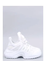 Dámské tenisky na klínech model 20116916 Bílá - Inello Dámské tenisky na klínech model 20116916 Bílá - Inello