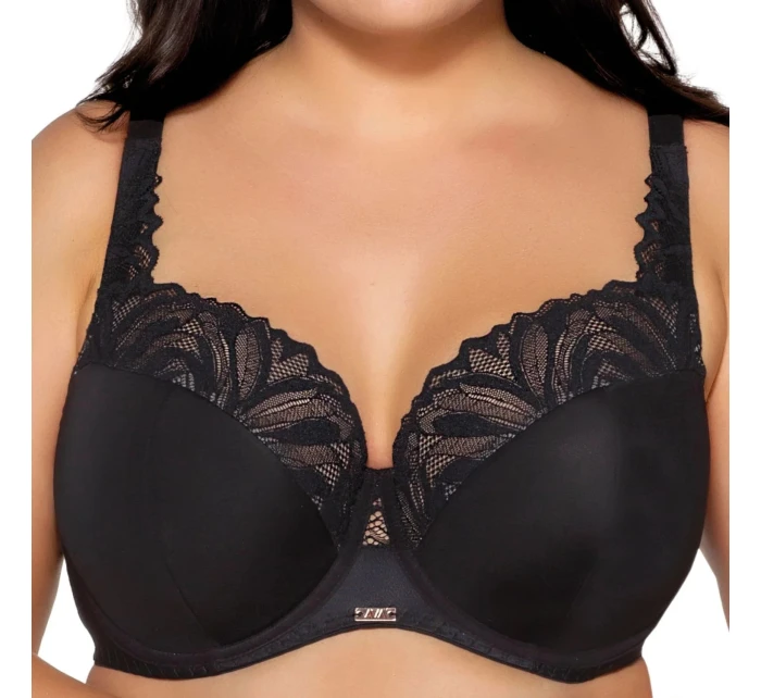 Dámská podprsenka 2107 Yasemin Černá s béžovou - AVA Dámská podprsenka 2107 Yasemin Černá s béžovou - AVA