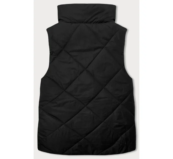 Oboustranná péřová dámská vesta v army barvě (5M3179-136)