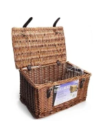 Košík na kolo proutěný přední 45x30x25cm BICYCLE GEAR