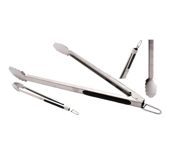 GRILOVACÍ KLEŠTĚ Z NEREZOVÉ OCELI DLOUHÉ 38 CM GRILOVACÍ KLEŠTĚ Z NEREZOVÉ OCELI DLOUHÉ 38 CM