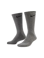Nike Everyday Cush Crew 6 párů šedých ponožek SX7666 064 Nike Everyday Cush Crew 6 párů šedých ponožek SX7666 064