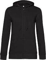 B&C Inspire Zipped Hood /women_° Dámská mikina s kapucí 01.W36B black pure