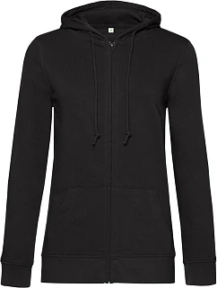 B&C Inspire Zipped Hood /women_° Dámská mikina s kapucí 01.W36B black pure