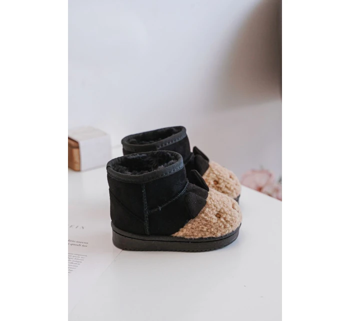 Zateplené dětské sněhule černé model 21678721 - Boto