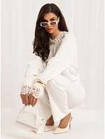Bluzka MI BZ model 22340782 ecru - FPrice Bluzka MI BZ model 22340782 ecru - FPrice
