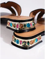 Originální černé dámské nazouváky bez podpatku Originální černé dámské nazouváky bez podpatku