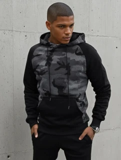 Pánská tmavě šedá mikina Dstreet model 21966948 - FashionStreet