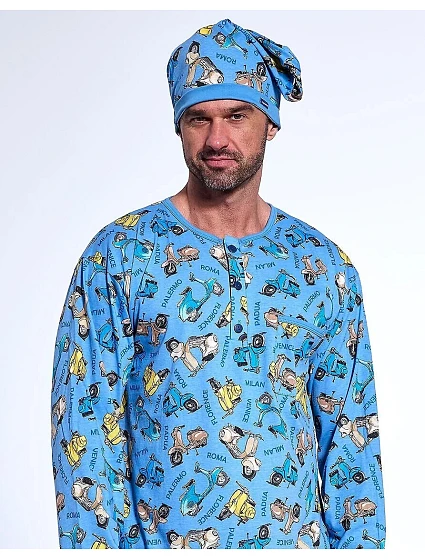 Pánské tričko model 20913675 long/r 3XL5XL - Cornette Pánské tričko model 20913675 long/r 3XL5XL - Cornette
