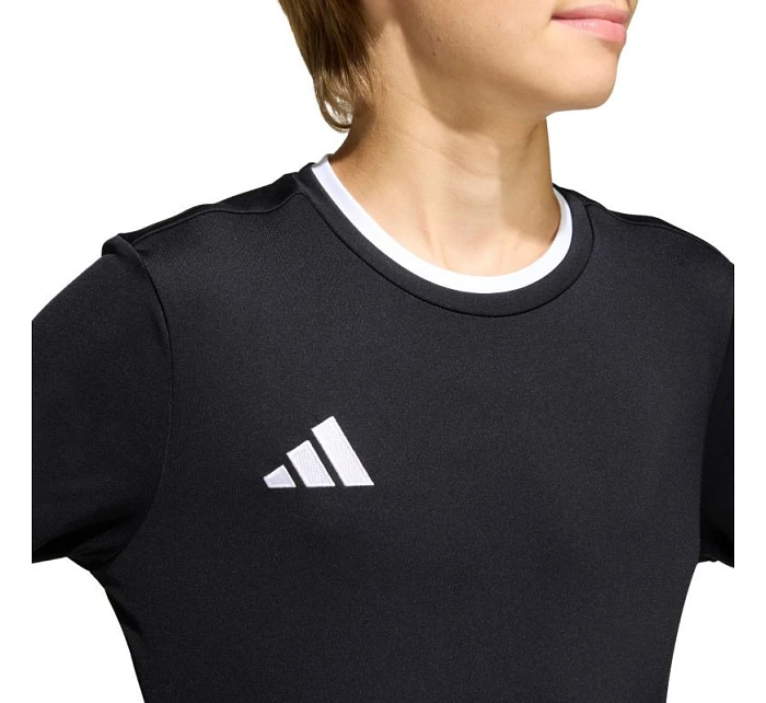 Adidas Entrada 26 dětské tričko s dlouhým rukávem černé KF5879 Adidas Entrada 26 dětské tričko s dlouhým rukávem černé KF5879