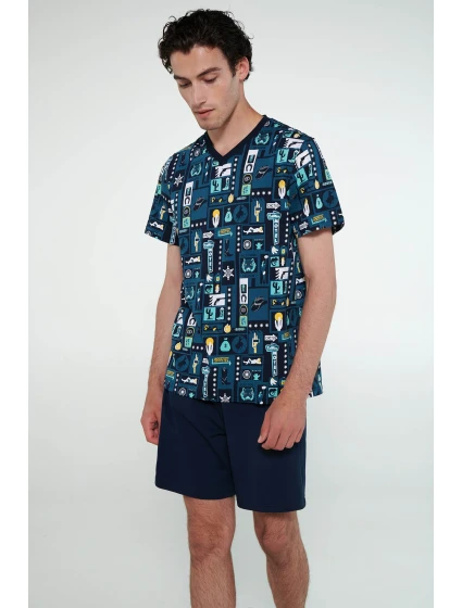 Vamp - Pyžamo s krátkými rukávy 20652 - Vamp Vamp - Pyžamo s krátkými rukávy 20652 - Vamp