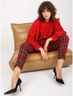 Košile DHJ KS model 21485641 tmavě červená - FPrice Košile DHJ KS model 21485641 tmavě červená - FPrice