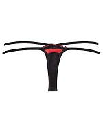 Dámská tanga V-8298 černá/červená - Axami