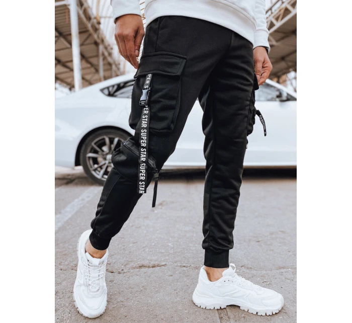 Pánské bojové kalhoty černé FashionStreet UX4203
