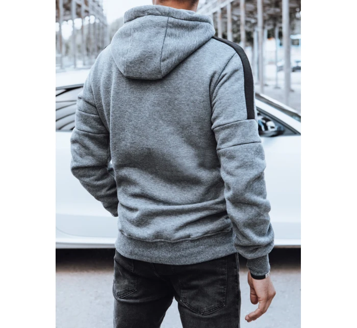 Pánská mikina s kapucí tmavě šedá Dstreet model 21979591 - FashionStreet