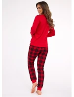 Cornette 671/421 Zimní dlouhé/r Vánoční 3XL-5XL dámské pyžamo