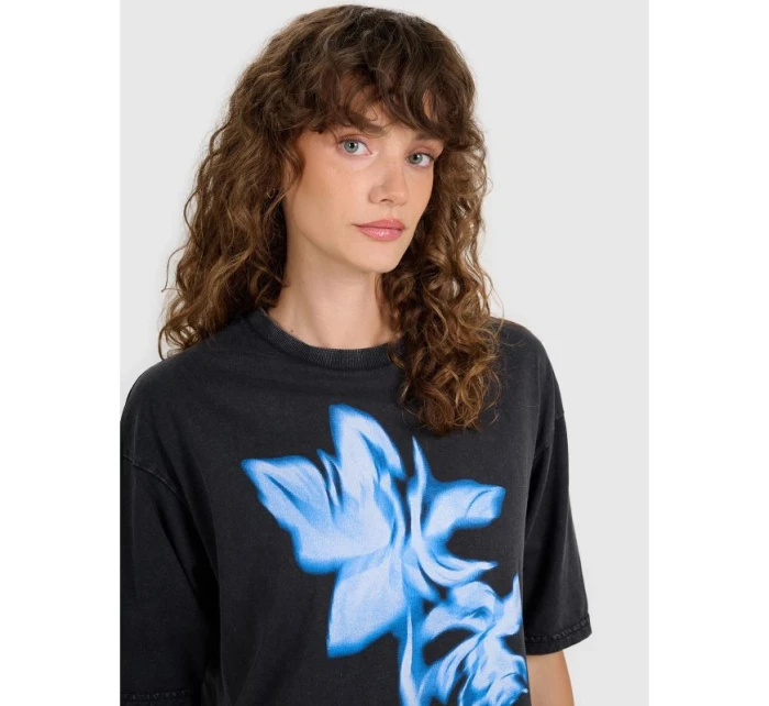 Dámské tričko oversize s potiskem 4F 4FRSS25TTSHF2747-20S Dámské tričko oversize s potiskem 4F 4FRSS25TTSHF2747-20S