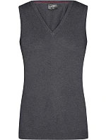 JN 656 Dámská svetrová vesta s výstřihem do V model 22487701 anthracite melange - Daiber JN 656 Dámská svetrová vesta s výstřihem do V model 22487701 anthracite melange - Daiber