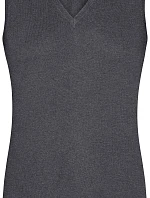Daiber JN 656 Dámská svetrová vesta s výstřihem do V 02.0656 anthracite melange