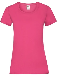Fruit of the Loom Lady-Fit Valueweight T Dámské tričko 16.1372 fuchsia